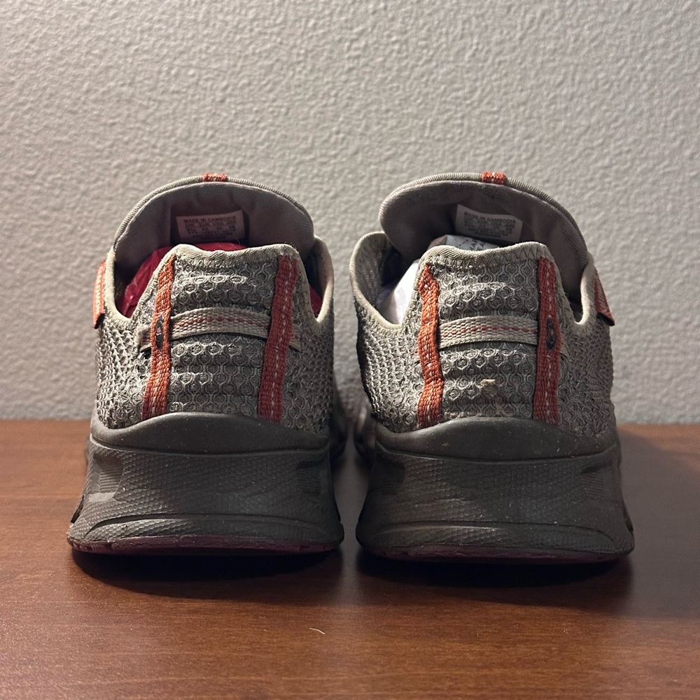 Salomon Brown and Red Outdoor Shoes - Picture 3 of 9